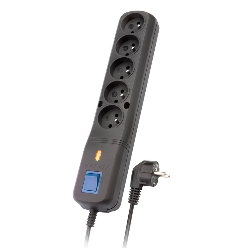 Lestar LV-530W 5W G-A K.:CZ 5,0M 5-ös túlfeszültség védő - elosztó 5m (1966000422)