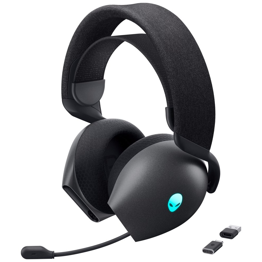 Dell AW725H Wireless Gamer Kopfhörer - Schwarz (545-BBFW)