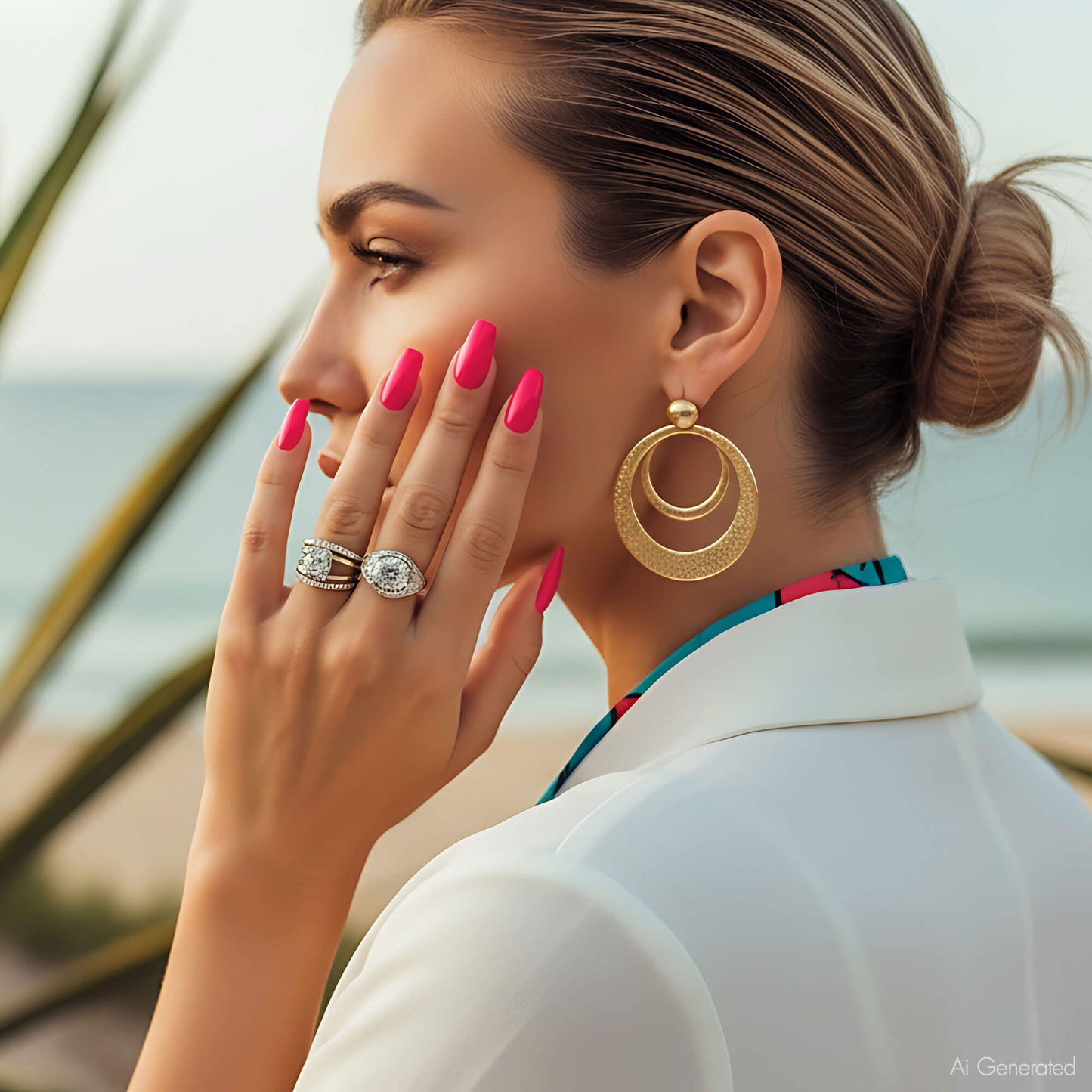 Gel Polish – Vibrant Pink – DN045 – 7ml – HEMA Free