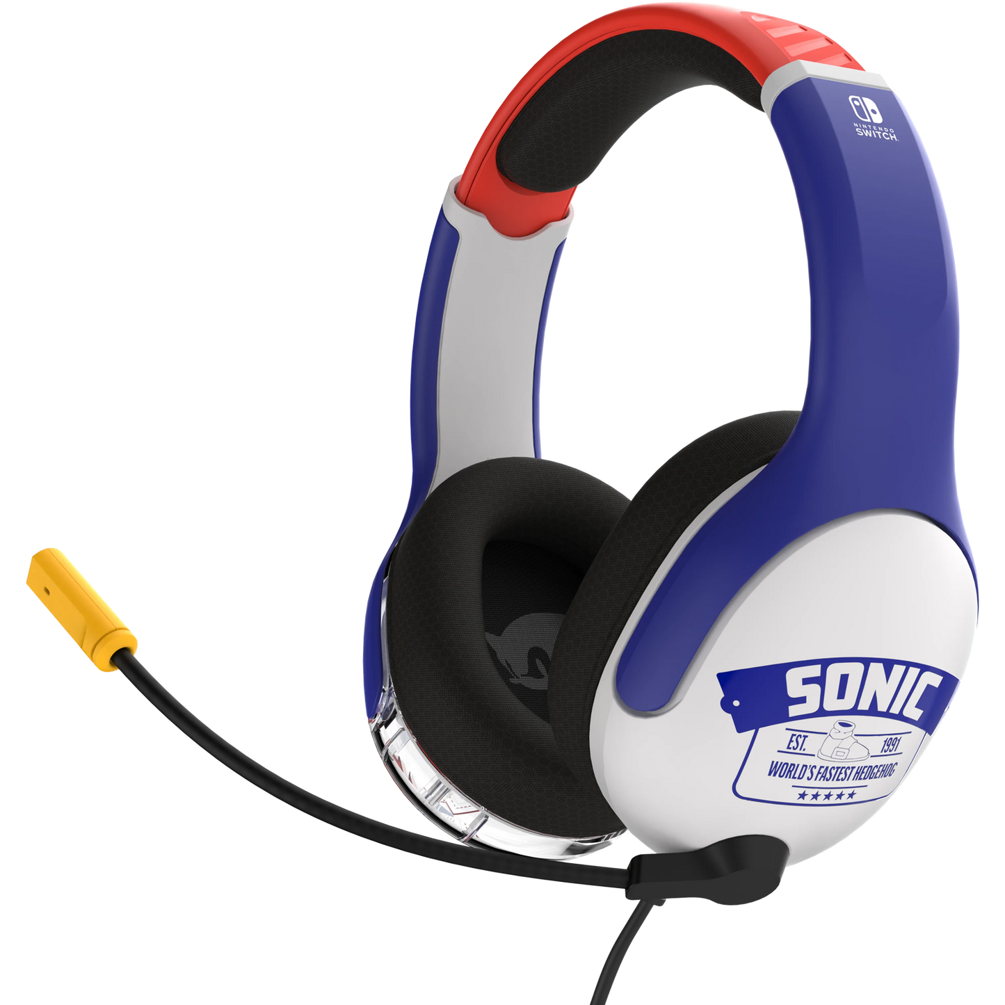 PDP REALMz Gaming Stiefel mit Kabel, Kopfbefestigung, Schwarz, Blau, Rot, Weiß (500-233-SON)-0