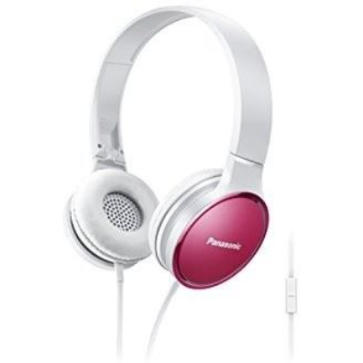 Panasonic RP-HF300ME-P On-Ear-Kopfhörer, mit Kabel, Mikrofon, Schwarz (RP-HF300ME-P)