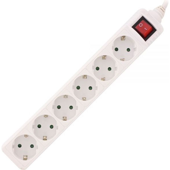 In Reihe 16463V Ableiter 3 m 6 Ausgänge für variable Stromstärke Weiß (16463V)-0