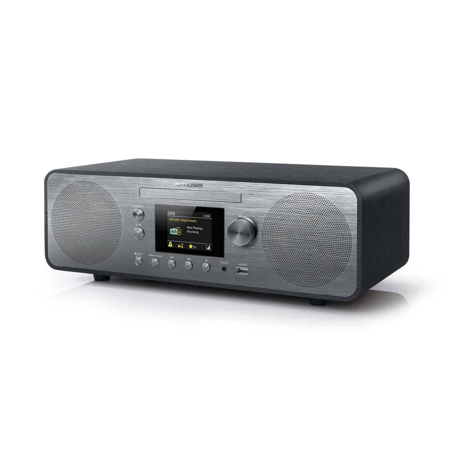 Kompakter Audio-System Muse M-885 DBT mit Bluetooth und DAB+ Tuner (M-885DBT)-0