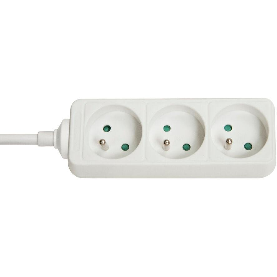 Lindy 73120 Abzweiger 3 Ausgänge für variablen Strom, geschlossen Weiß (73120)-0