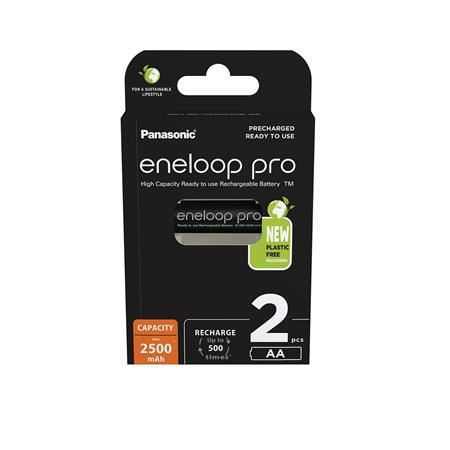 Panasonic Eneloop Pro 1.2V AA 2500mAh Akku (2 Stück) (BK3HCDE-2BE-N) "Bereit zur Verwendung" (BK3HCDE-2BE-N)-0
