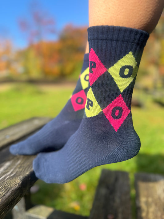 Chaussettes - Dame de carreaux 🔷