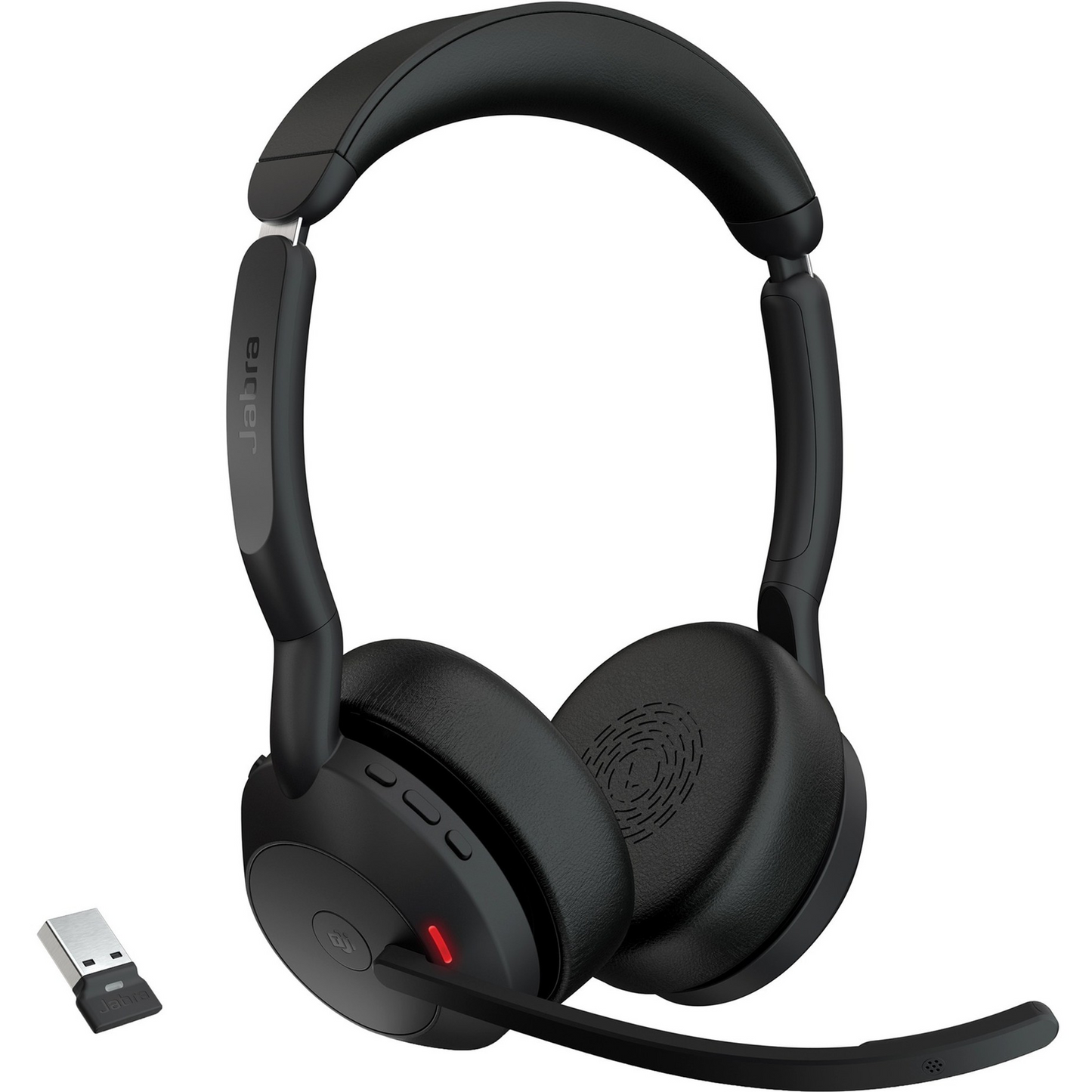 Jabra Evolve2 55 Kopfhörer Kabellose Kopfbänder Büro/Telefonzentrum Bluetooth Ladehalterung Schwarz (25599-999-999)-0