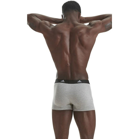 Adidas Active Flex Weiße Boxershorts für Männer – 3 Stück (1 Packung)