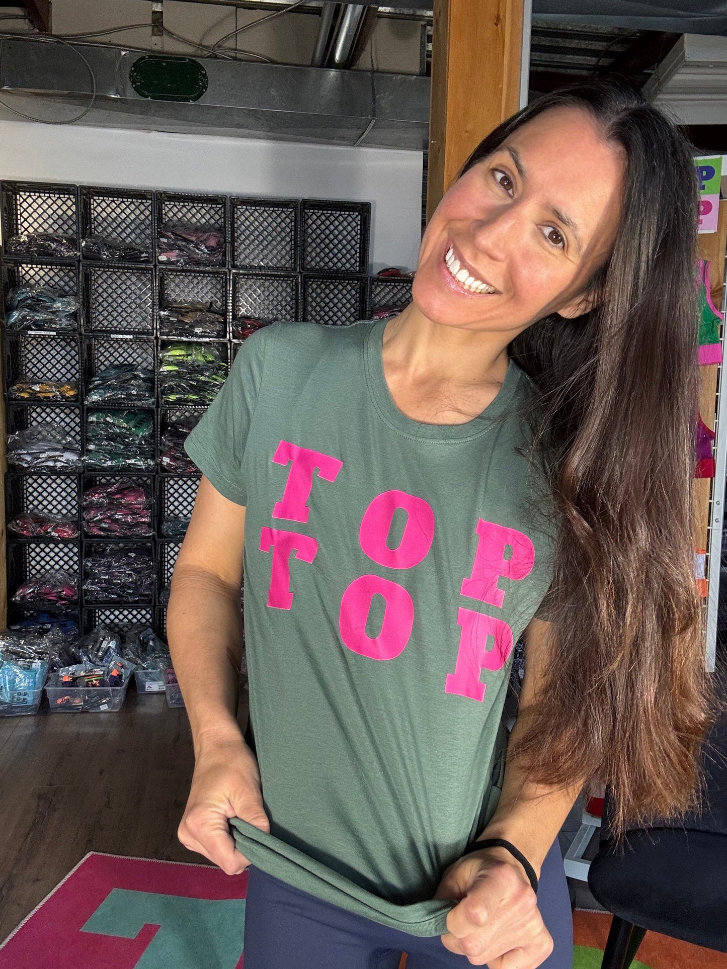 T-Shirt ajusté - Summer POP Fraise 🍓 & Menthe 🍃