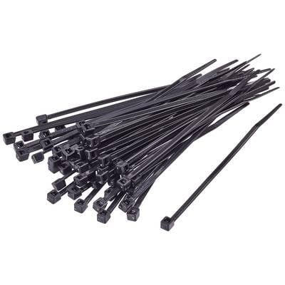 TRU COMPONENTS TC-BT-230-12.4-UVB Kabelklemme 230 mm 12.4 mm Schwarz UV-beständig 100 Stück (TC-11748648)-0
