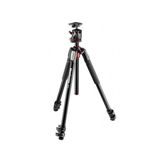 Stativ, Manfrotto, Aluminium, Schwarz (MK055XPRO3-BHQ2)-0
