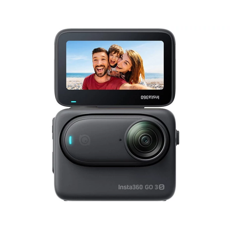 Insta360 GO3S Sport-Action-Kamera, 4K, 64GB, Schwarz (CINSAATAGO3S14)-0