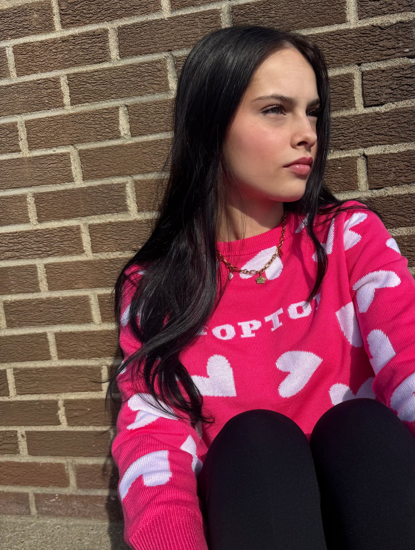 Gilet printemps- Cœurs 🩷