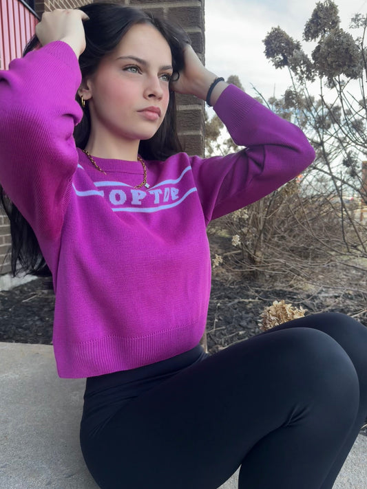 Gilet printemps- Mauviette 💜