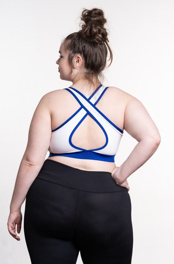 Soutien-gorge sport - Blanc royal - (VENTE FINALE)