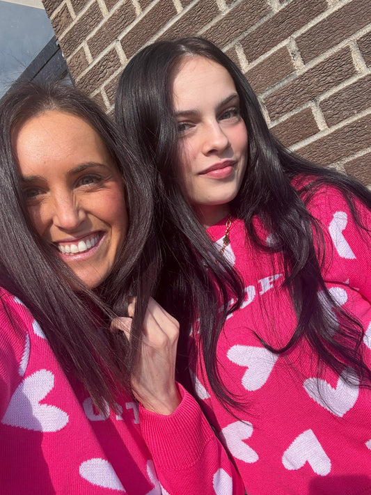 Gilet printemps- Cœurs 🩷