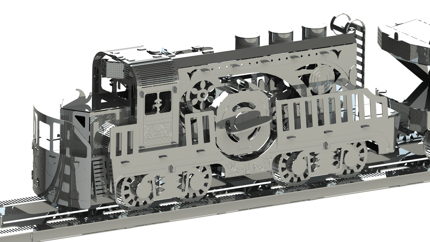 HEAVY LOCO FREIGHT TRAIN