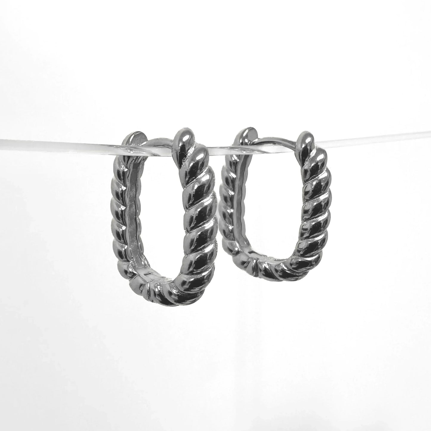 BROOKLYN TWIST HOOPS 2CM-2
