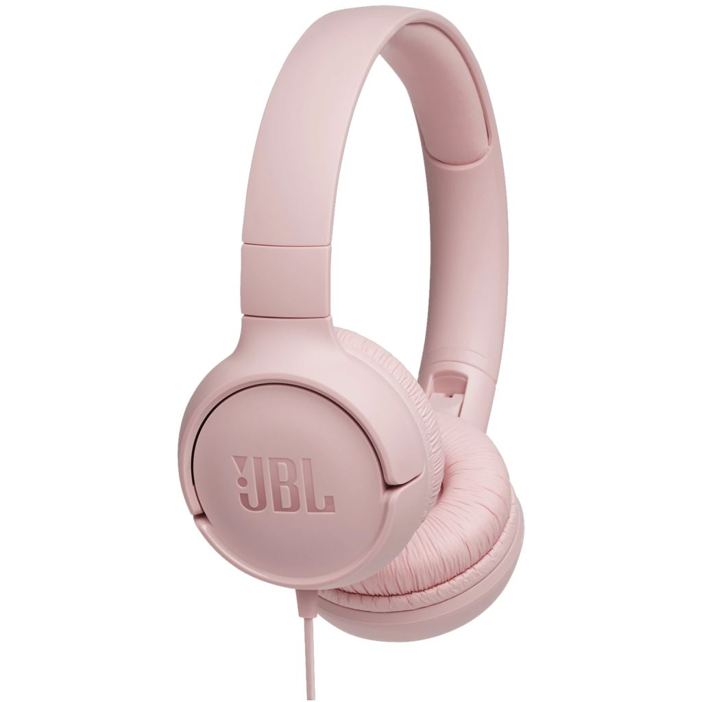 JBL Tune 500 Kopfhörer, Over-Ear, Pure Bass Sound, Freihändiges Telefonieren, Rosa/Pink (JBLT500PIK)