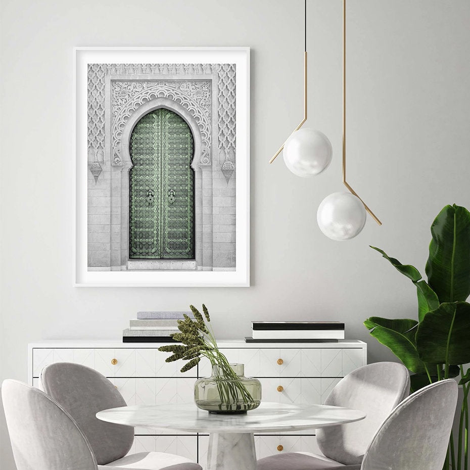 Poster Arabische Kalligraphie Tor I Wandbilder Wohnzimmer & Schlafzimmer I Deko Print Bilder I ohne Rahmen