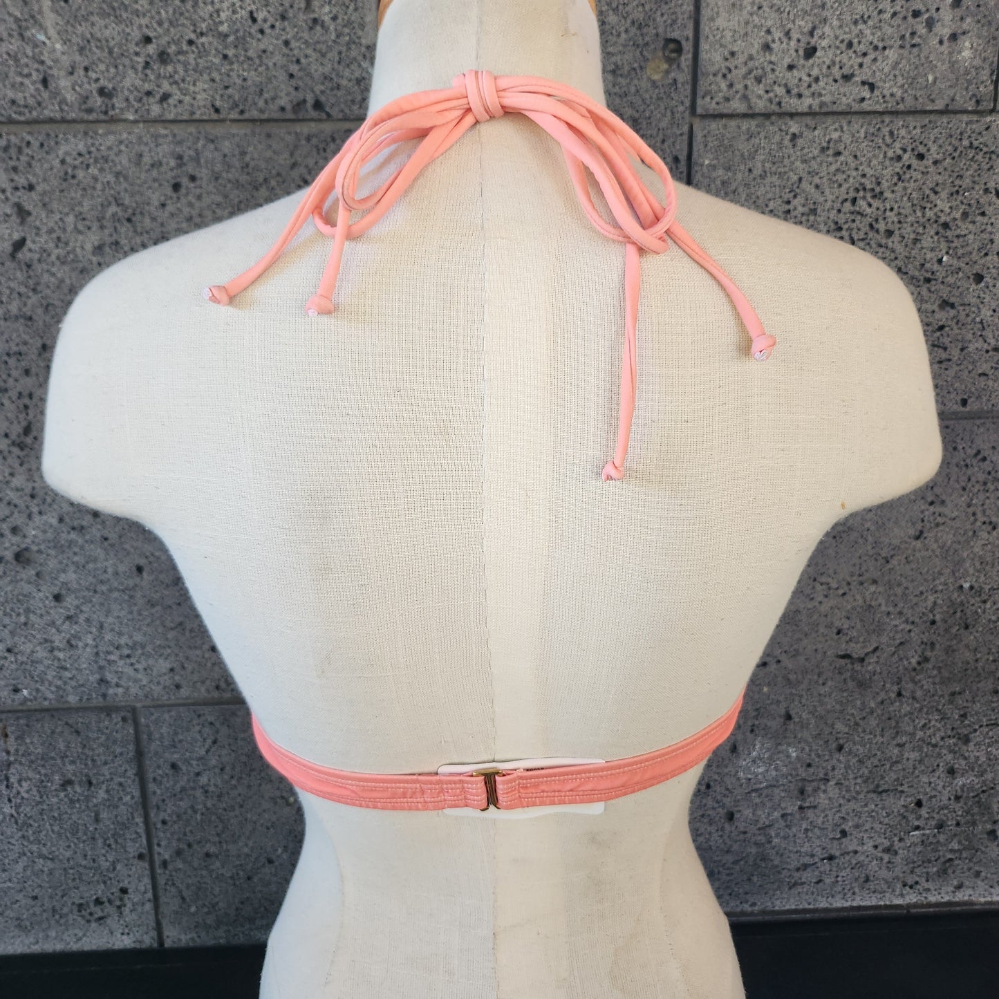 Loco Boutique Woman's Tropical Orchid Keyhole Front Banded Chest Bikini Top