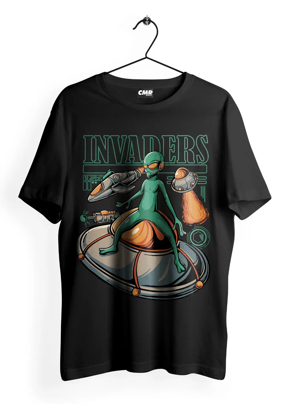 T-Shirt Maglietta Oversize Alieno Urban Streetwear Style