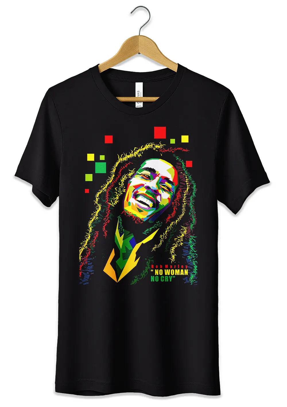 T-Shirt Maglietta Bob Marley Rasta Reggae Urban Streetwear Style