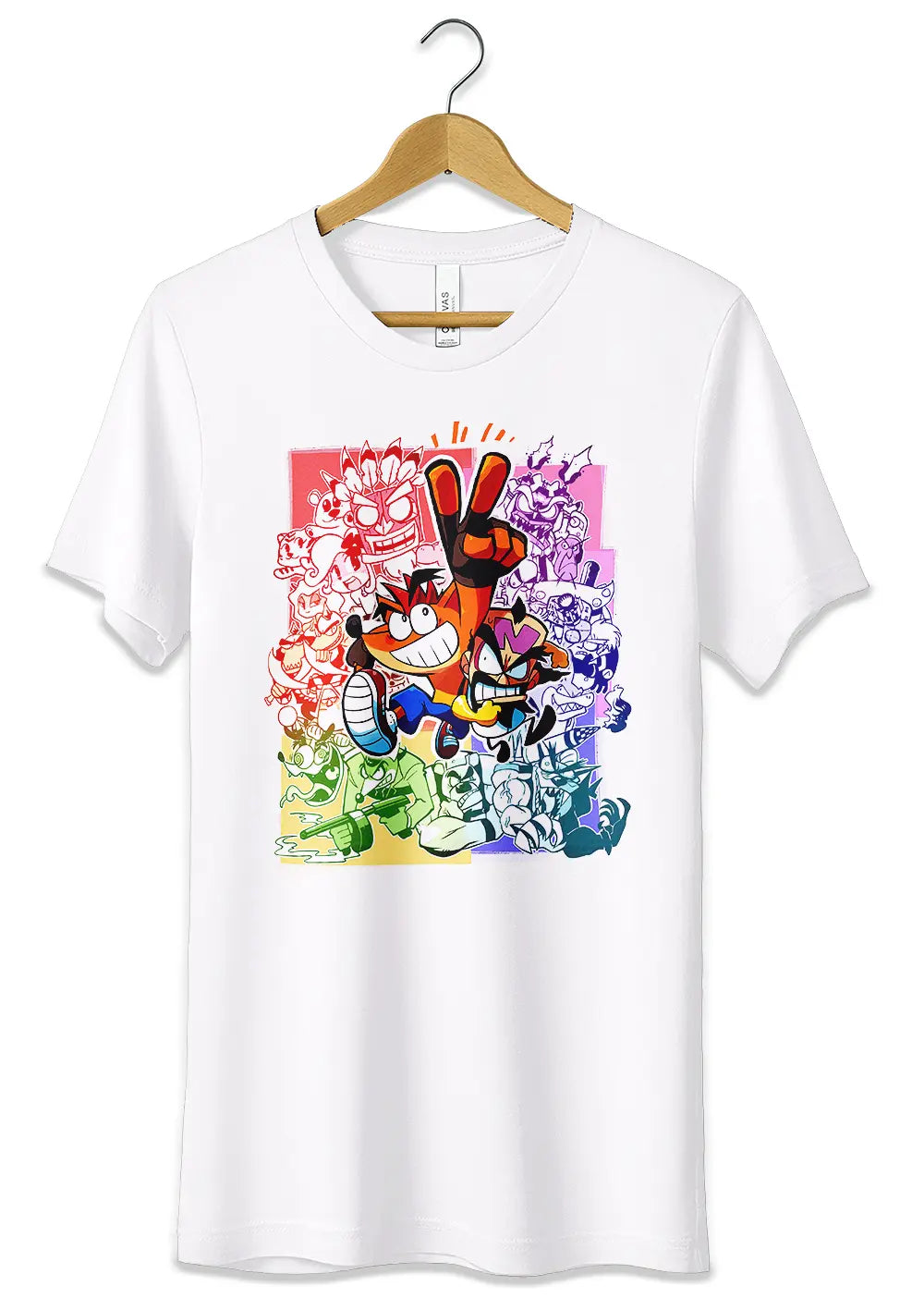 T-Shirt Maglietta Crash Bandicoot 4 Videogames