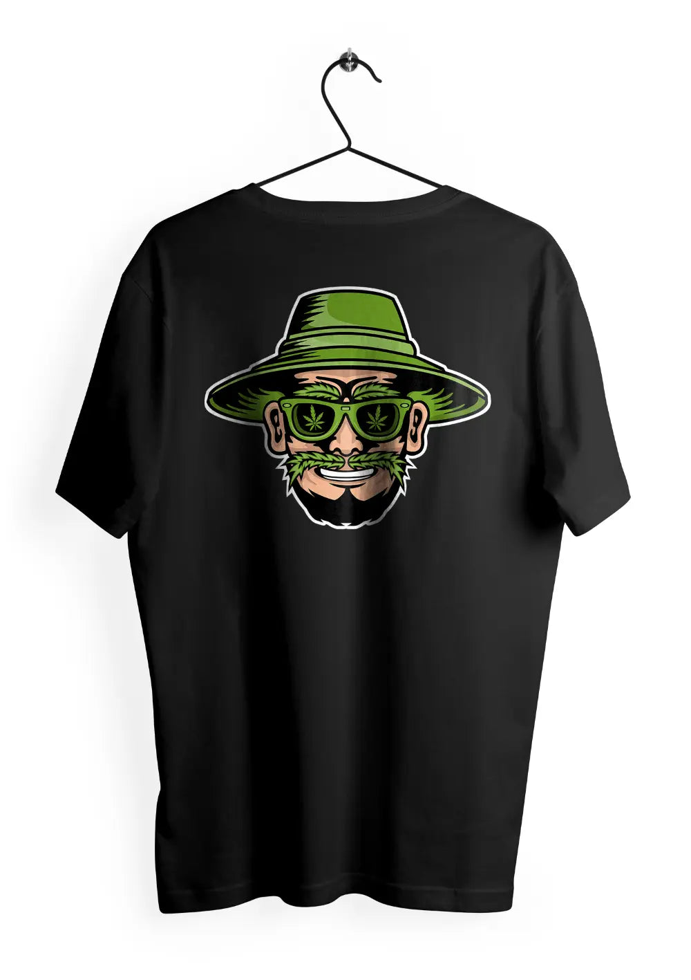 T-Shirt Maglietta Ganja Man Erba Marijuana Unisex