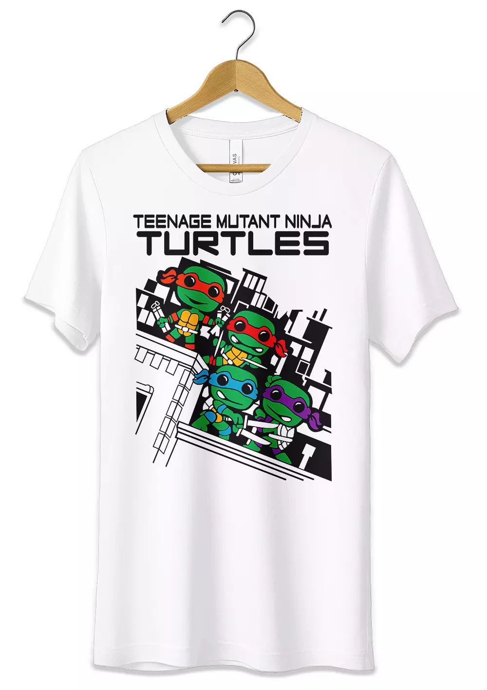 T-Shirt Maglietta Tartarughe Ninja Cartoni Animati