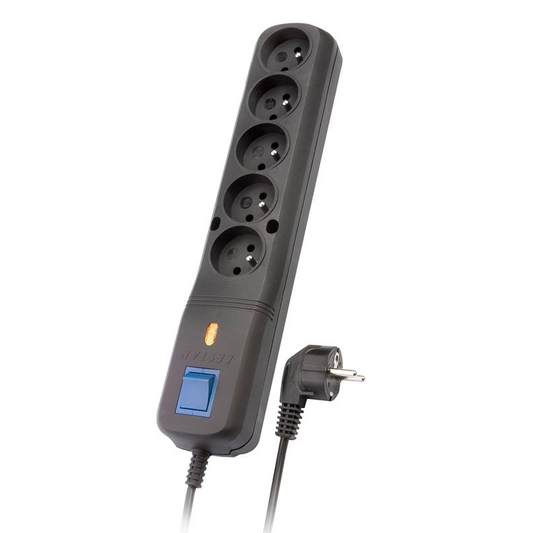 Lestar LV-530W 5W G-A K.:CZ 5,0M 5-ös túlfeszültség védő - elosztó 5m (1966000422)