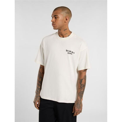 Männer Kurzarm T-Shirt Dickies Sneedville SS Beige-5