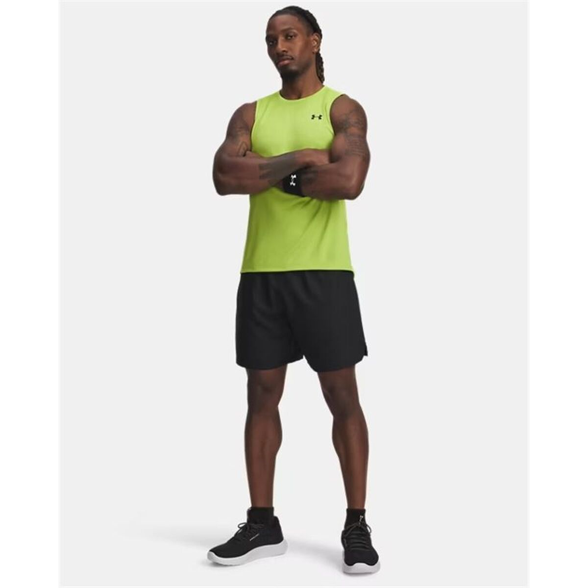 Herren-Sportshorts Under Armour Tech Woven Black-2