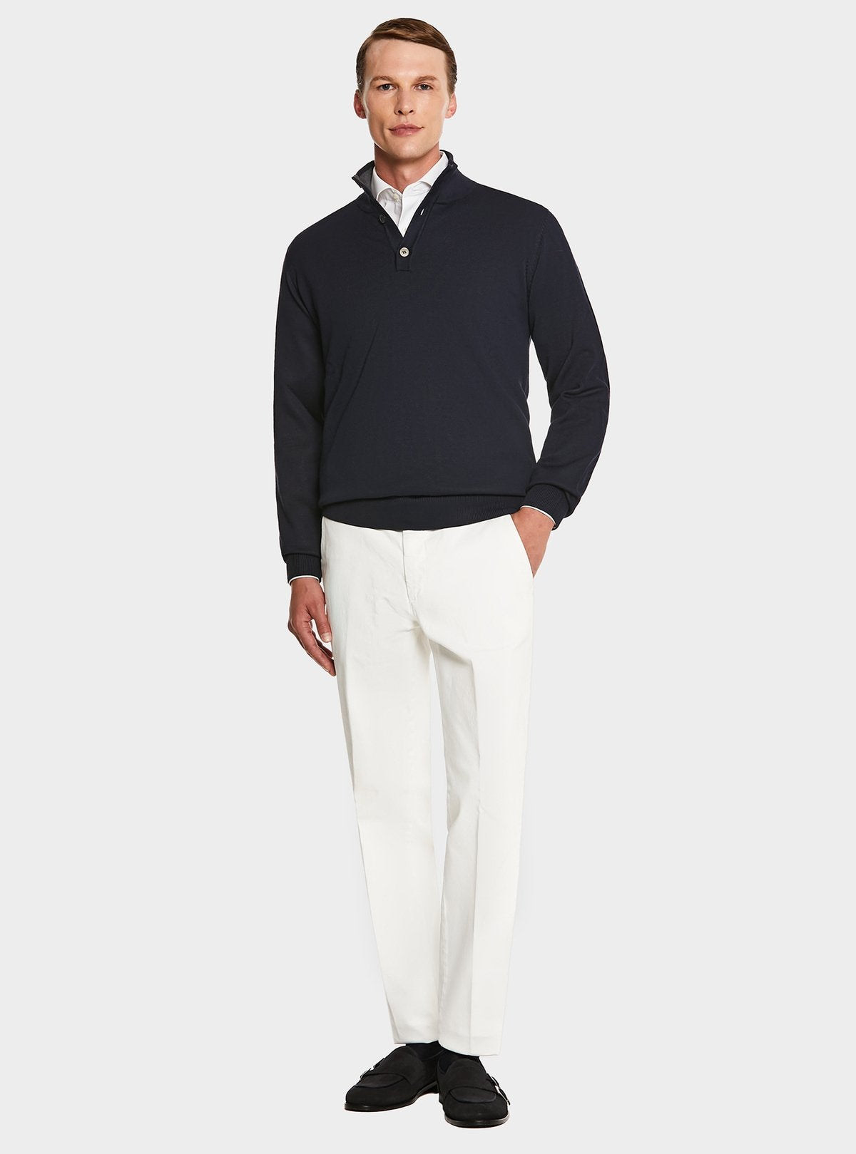 Maglia con bottoni finezza 12-1