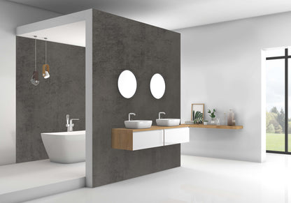 Duschrückwand - Beton dunkel (250x100cm)