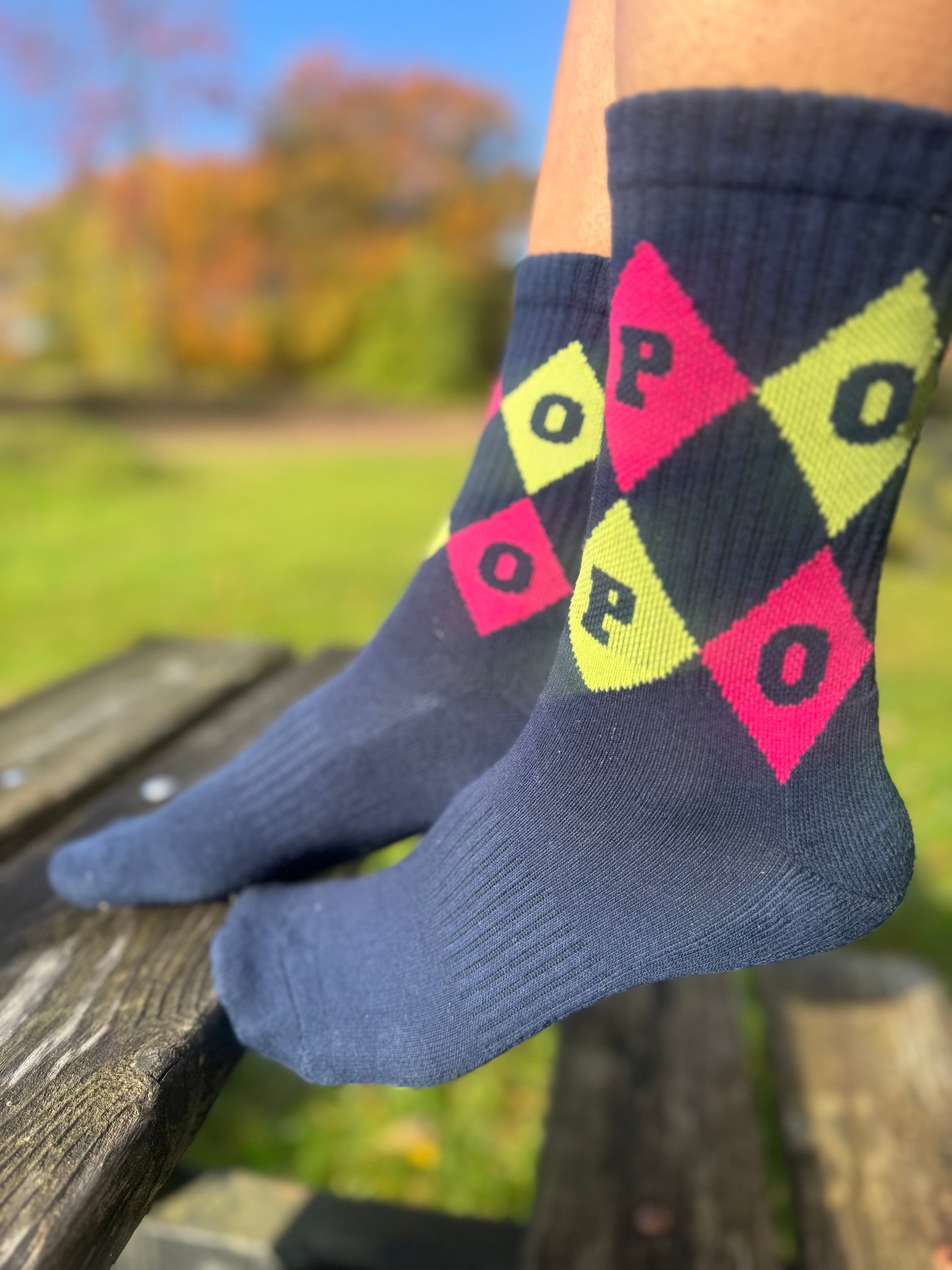 Chaussettes - Dame de carreaux 🔷