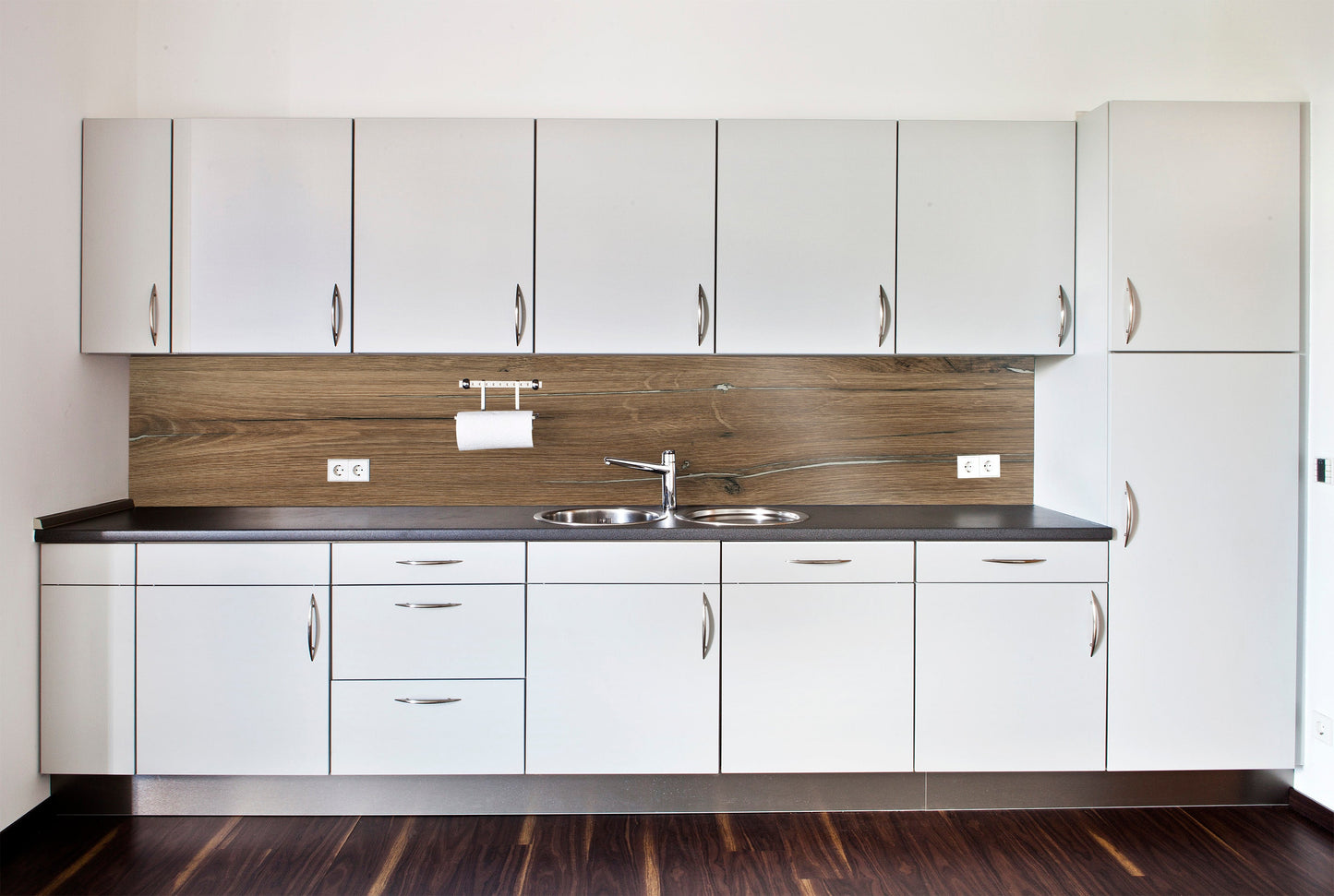 Küchenrückwand - Schwarzwaldeiche rustikal