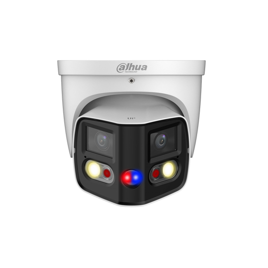 IP-Kamera, DAHUA, Kuppel, Außen/Innen, 8MPX (4K), 4096x1860, 2.8mm, Nachtsichtweite 25 m, Metall, Weiß (IPC-PDW3849-A180-E2-AS-PV-0280B)-0