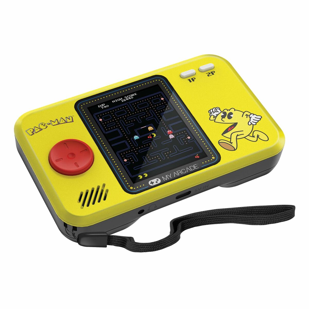 Tragbare Spielkonsole My Arcade Pocket Player PRO - Pac-Man Retro Games Gelb-4