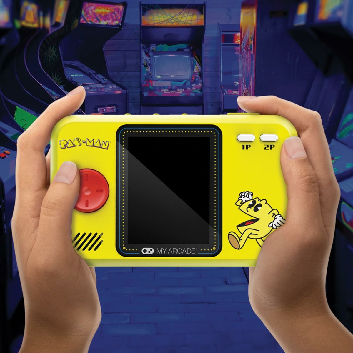 Tragbare Spielkonsole My Arcade Pocket Player PRO - Pac-Man Retro-Spiele Gelb-3