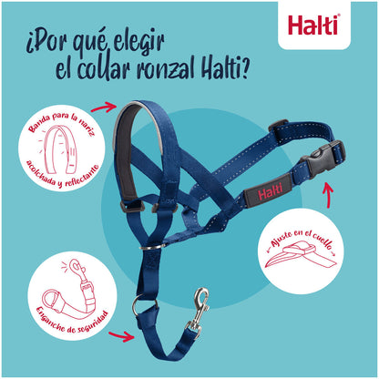 Maulkorb für Tiere COBALT Blau 3-6