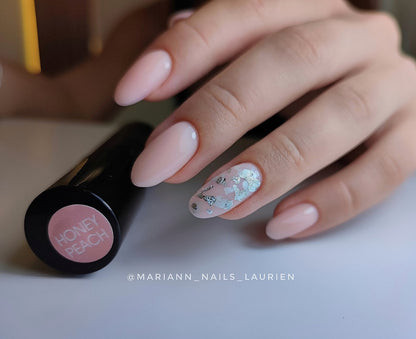 Gel Polish Base - Rubber Base - Honey Peach 7ml