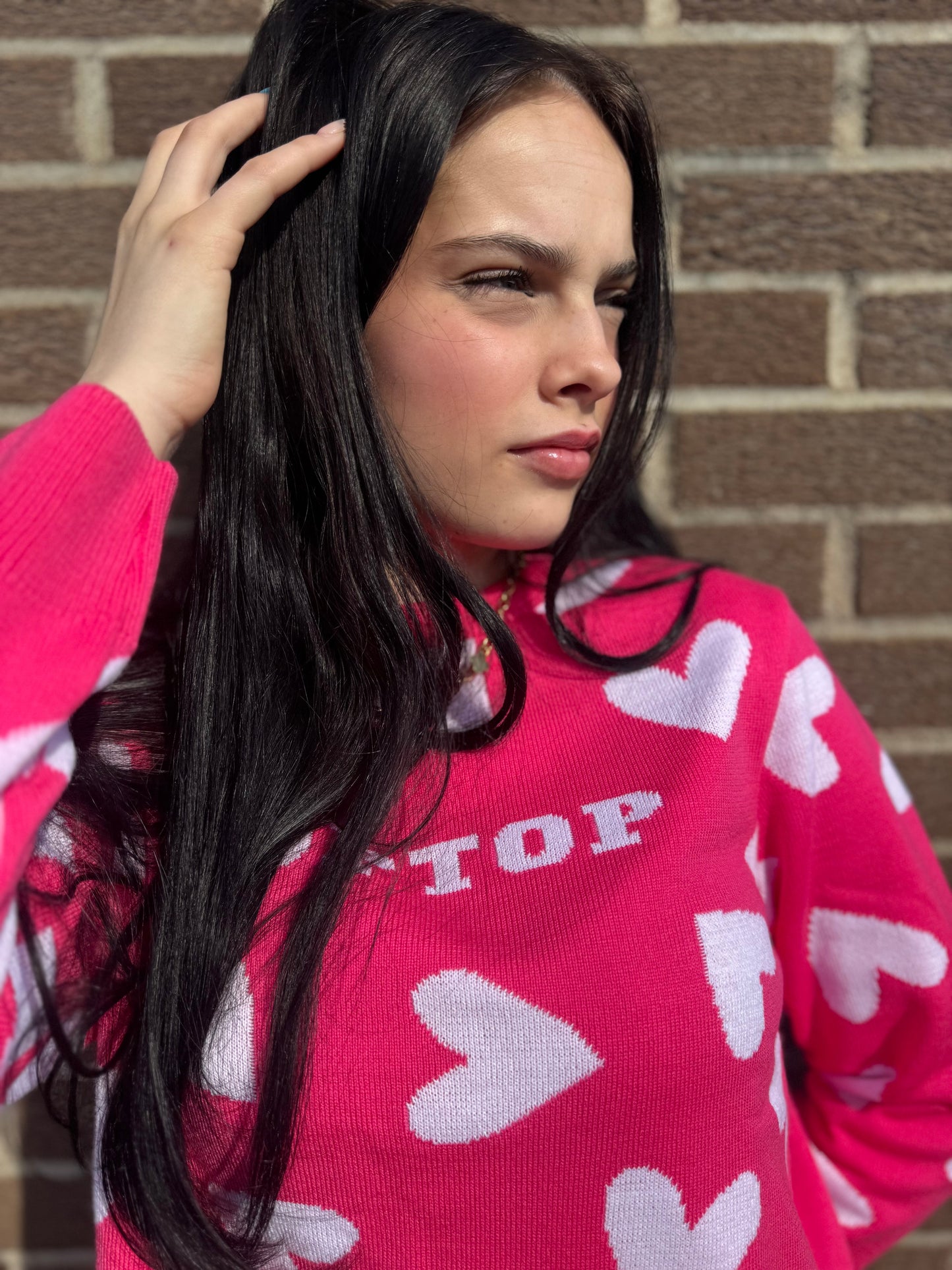 Gilet printemps- Cœurs 🩷