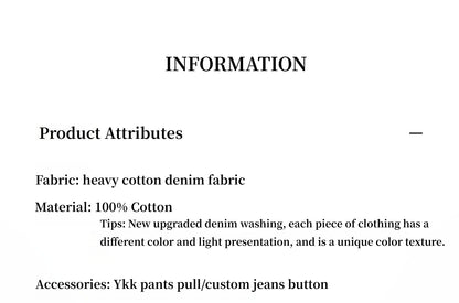 "Pure Flared" Japanese imported fabric Vintage retro washed loose flared jeans for women