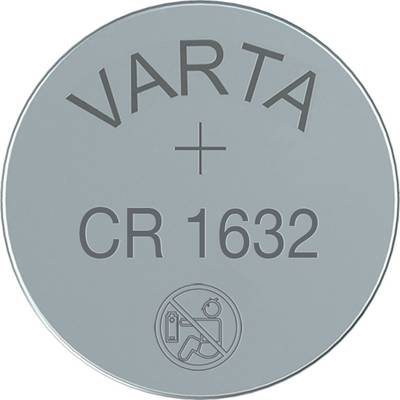 Varta 1x 3V CR 1632 Batterie für Einweganwendung CR1632 Lithium (06632101401)