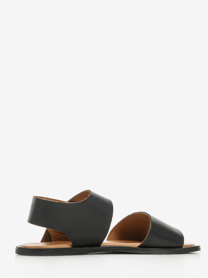 Women's leather sandals