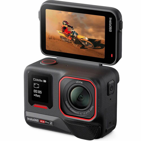 Insta360 Ace Pro 2 Unterwasserkamera Aktionkamera 4K 30fps - Schwarz (CINSBBGAACEPRO201)-0