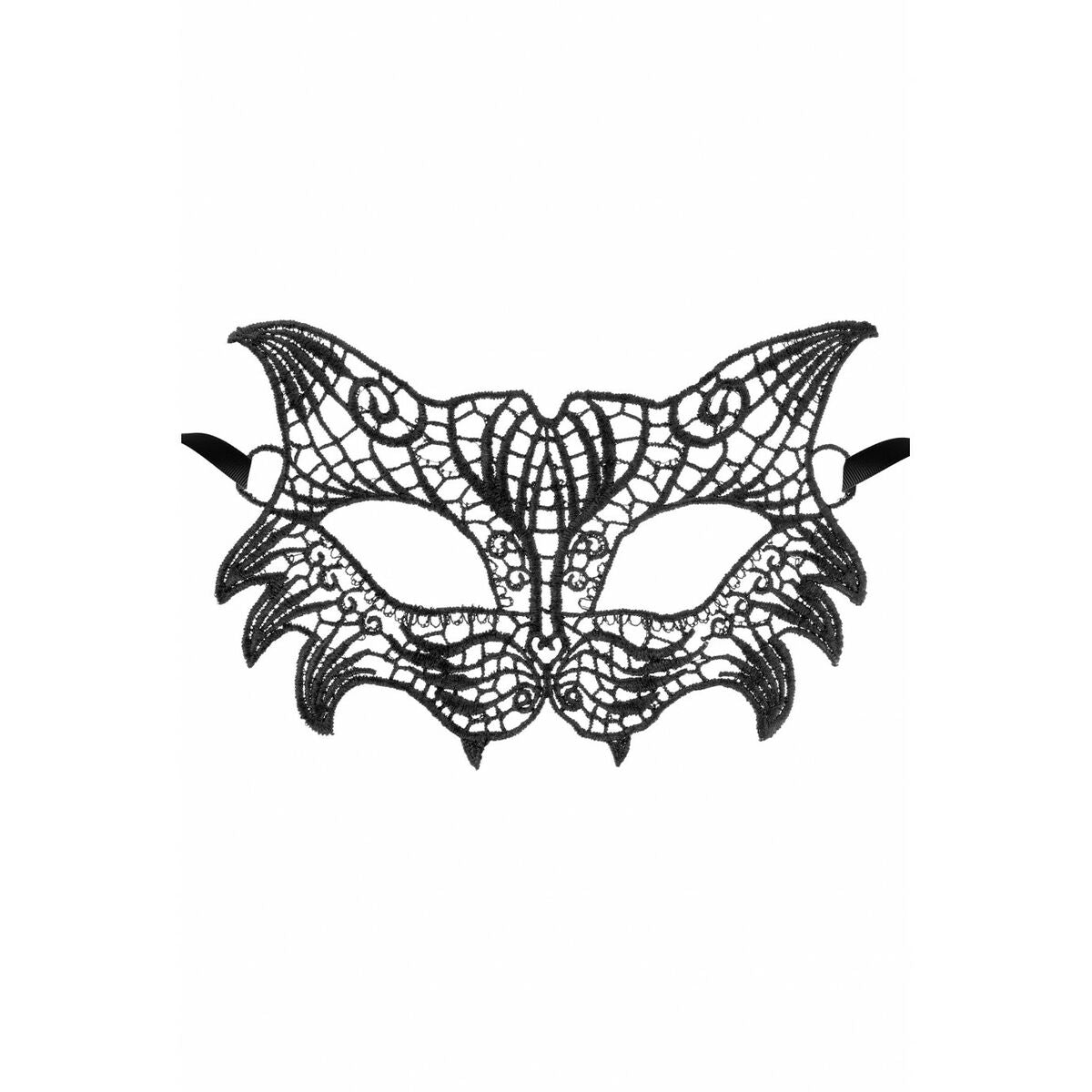 Blindfold Maskarade Schwarz-0