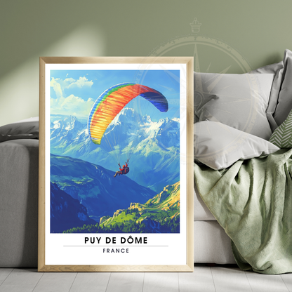 Affiche Puy de Dôme| Impression France  |  Affiche France