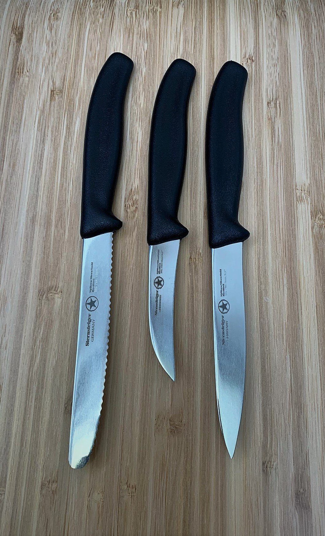 3er Set Gemüsemesser von Sternsteiger